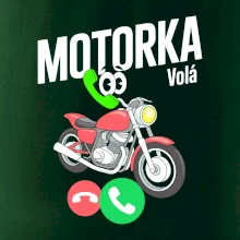 Karikatura motorka silnice volá