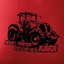 Holky, traktor stojí víc než kára