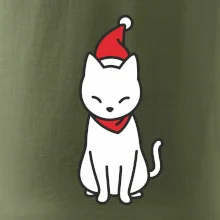 Vánoční kočka sedící