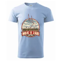 Liblice B bortící se věže moje 11 září retro odznak