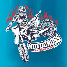 Motocross extreme sport fire