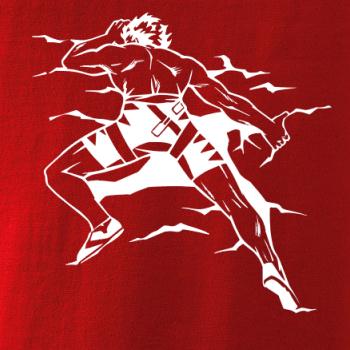 Climbing man