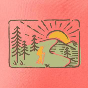 Nordic walking v přírodě