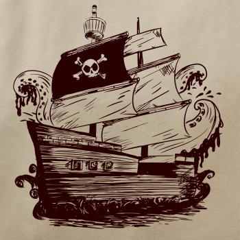 Pirátská loď malovaná