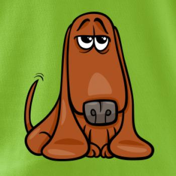 Baset - kreslený hnědý