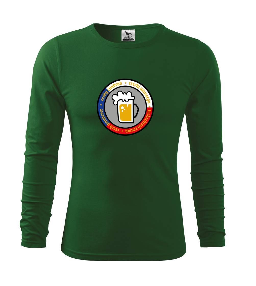 Český čundrák - logo (lulu_art) - Triko s dlouhým rukávem FIT-T long sleeve