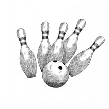 Bowling kresba