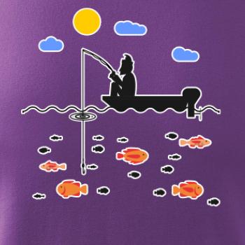 Rybář který má smůlu na loďce