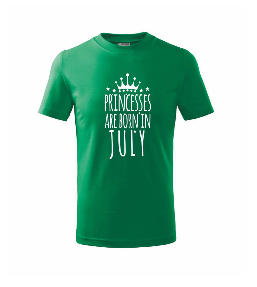 Princesses are born in July