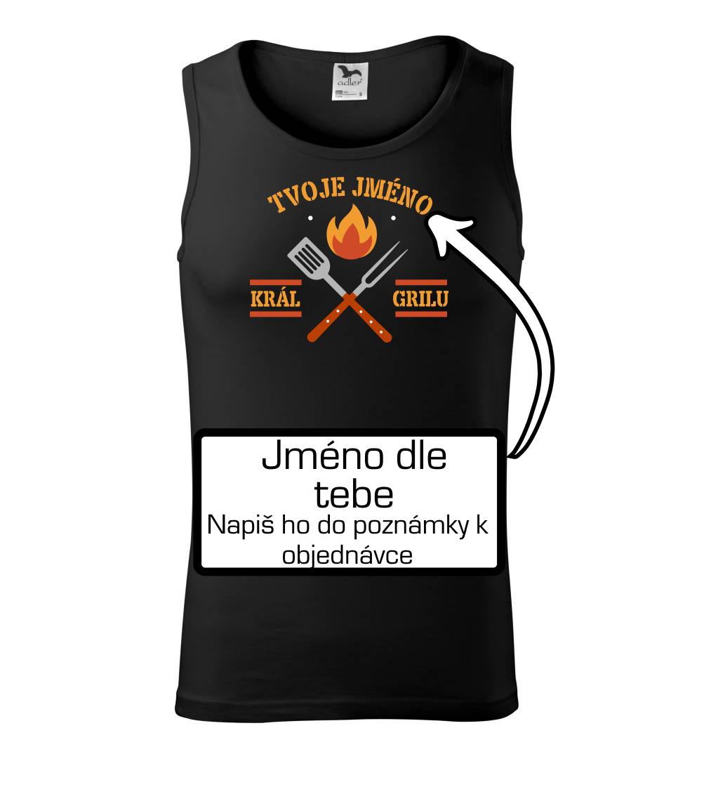 Král grilu - vlastní jméno - Tílko pánské Core