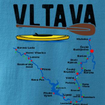 Mapa řeky Vltavy Mapa řeky Vltavy