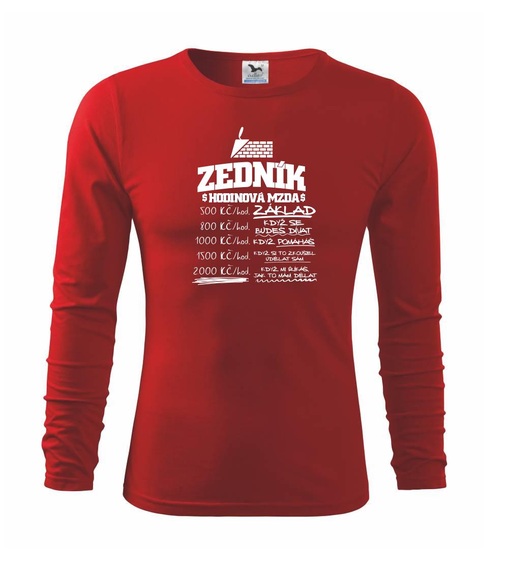 Hodinová mzda zedník Hodinová mzda zedník