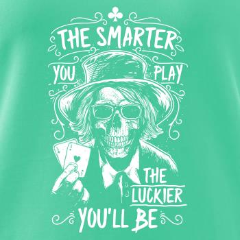 Lucky poker player Lucky poker player