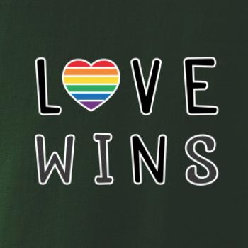 Love wins nápis