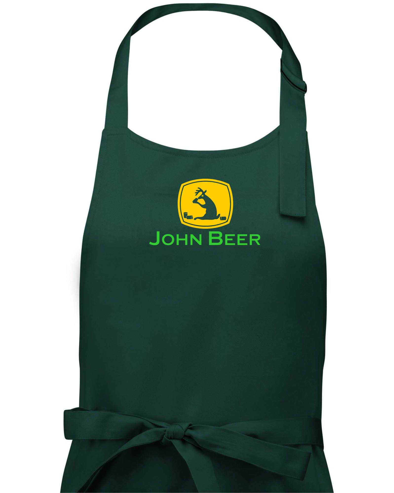 John Beer jelen s pivem - Zástěra klasická