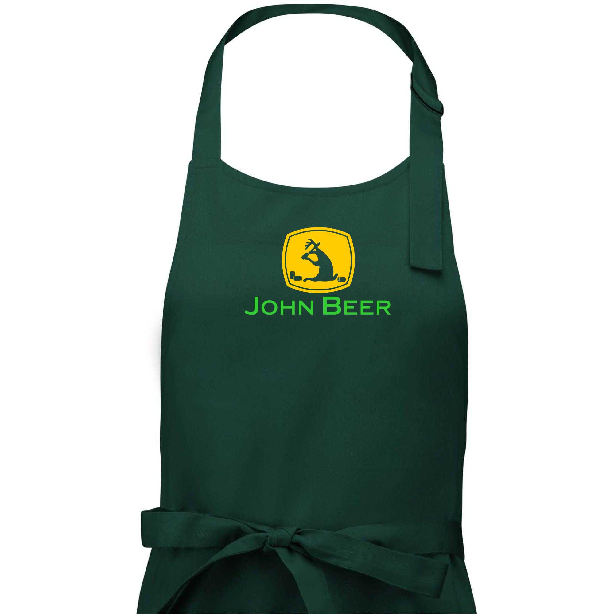 John Beer jelen s pivem - Zástěra klasická