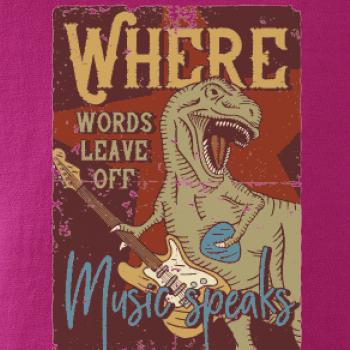 Where words leave off