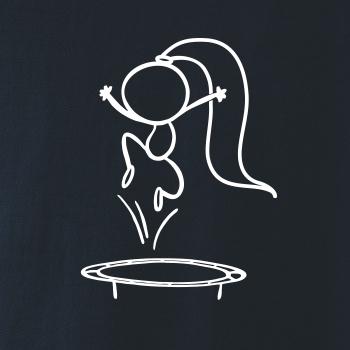 Skákající holčička