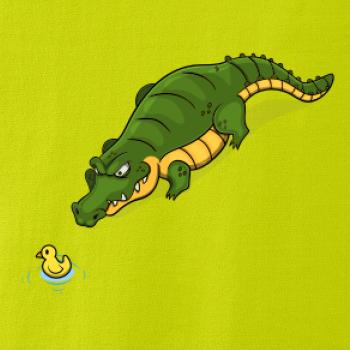 Krokodýl zelený s kačenkou