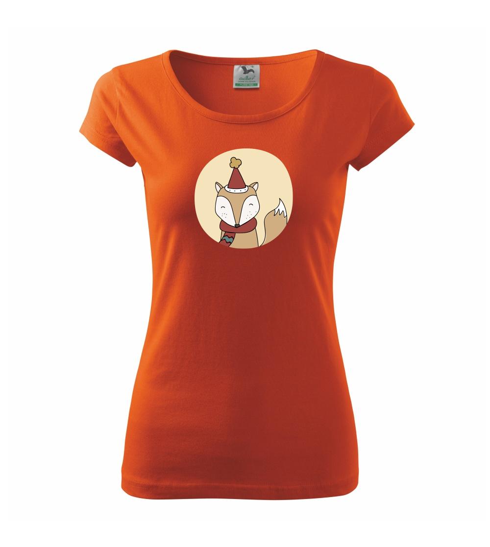 Vánoční liška v kolečku