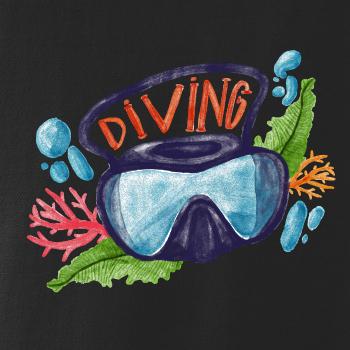 Diving obrázek kreslený