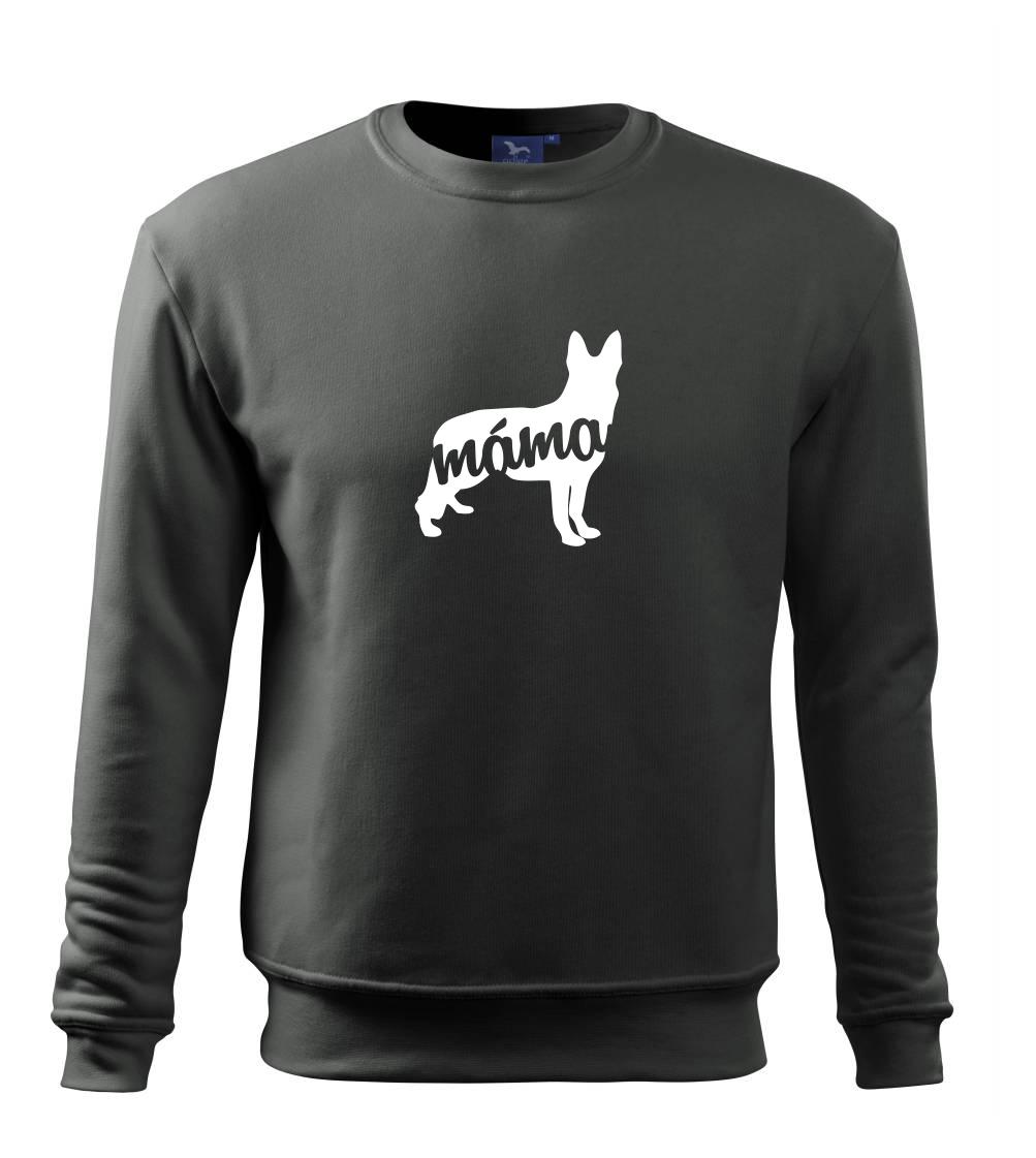 Německý ovčák máma obrys