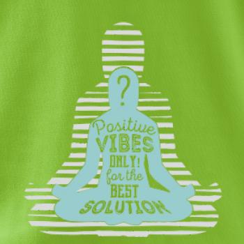 Joga - think positive šedá