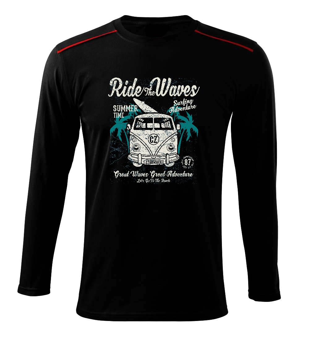 Ride The Waves - Triko s dlouhým rukávem Long Sleeve