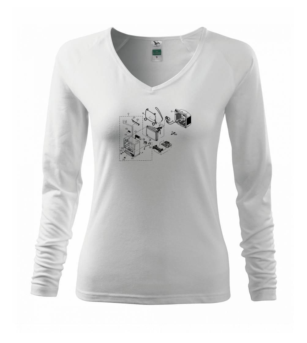 Nákres stará CRT televize