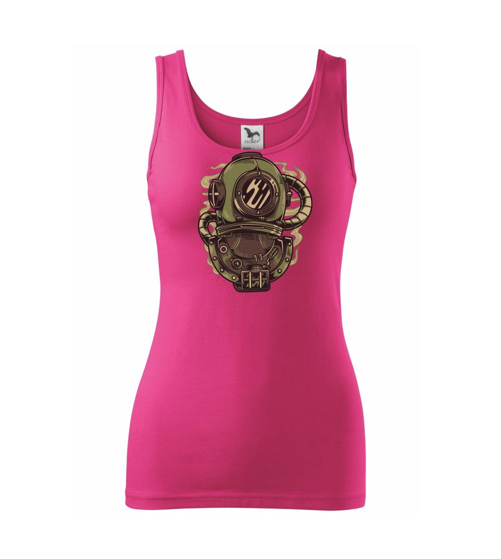 Starý potapěčský skafandr