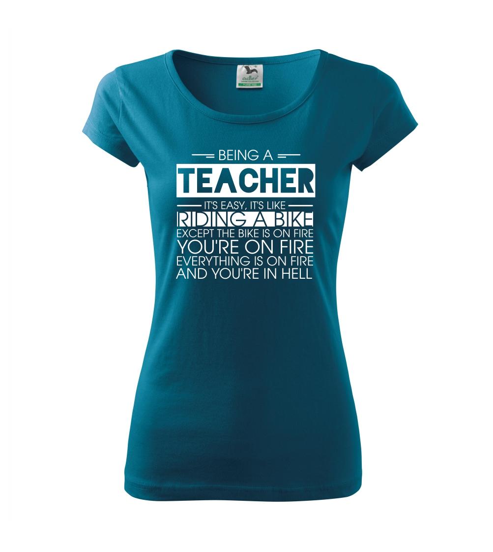 Being a teacher - bike