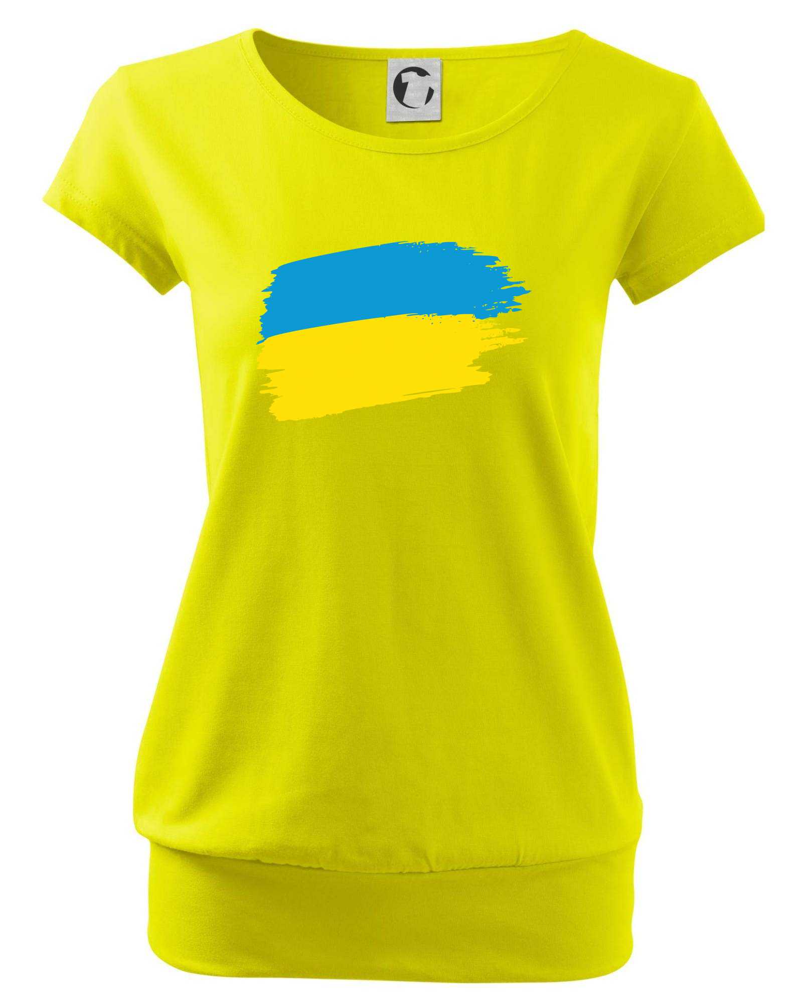 Ukrajinské tričko - Volné triko city