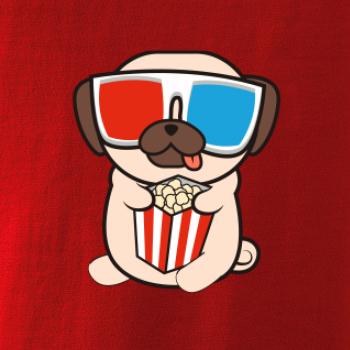 Mops a 3D brýle Mops a 3D brýle