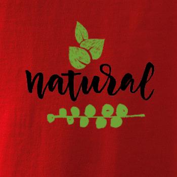 Natural - nápis v listech Natural - nápis v listech