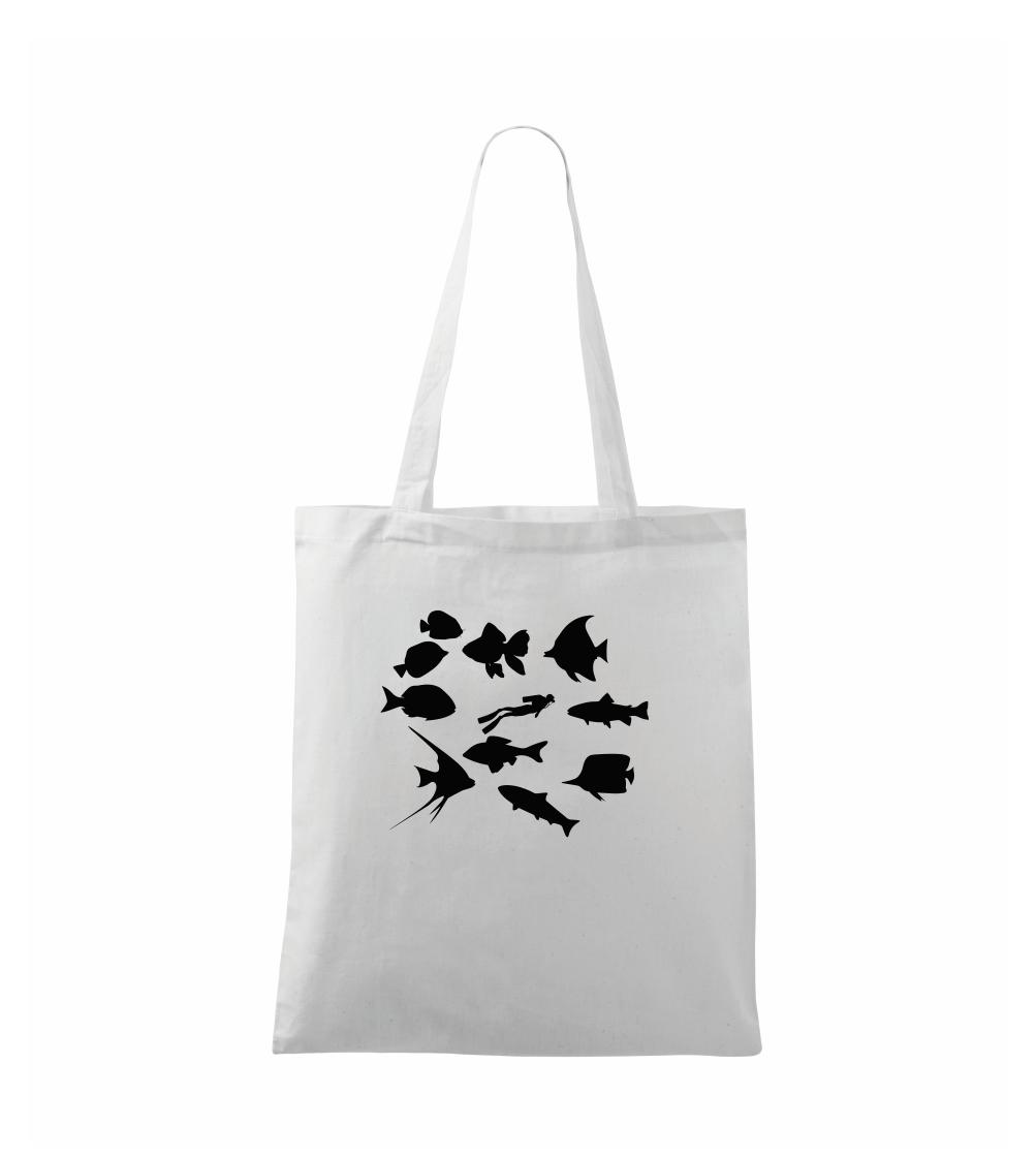 Potápeč ryby čtverec