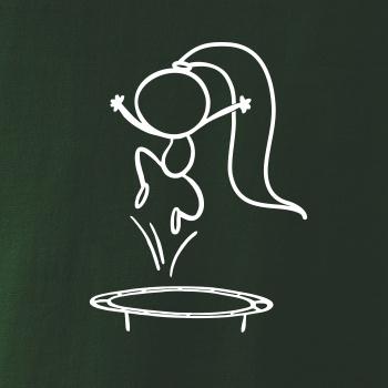 Skákající holčička