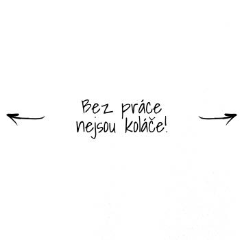 Bez práce nejsou koláče