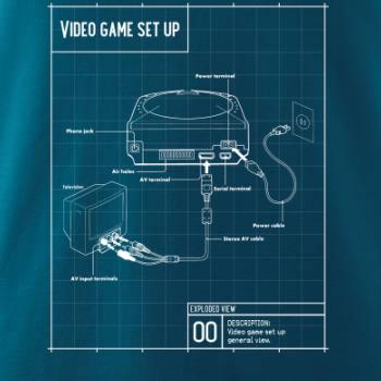 Nákres TV video hra kulatá