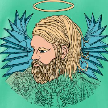 Anděl malovaný - muž (Pecka design)