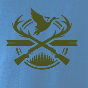 Lovec a kachny - zelený