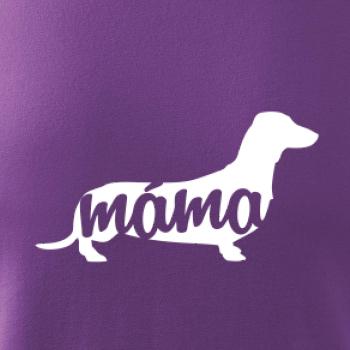 Jezevčík krátkosrstý máma obrys