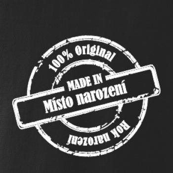 Etiketa - Original - město a rok narození