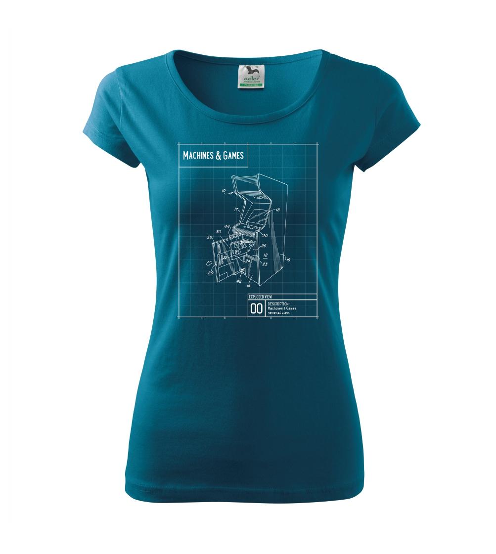 Nákres herní automat otevřený