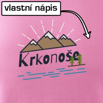 Kreslené hory - vlastní nápis