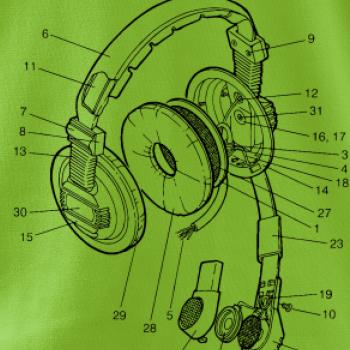 Nákres sluchátko pro pilota