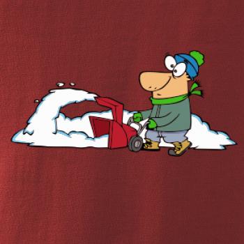 Frézování sněhu kreslené