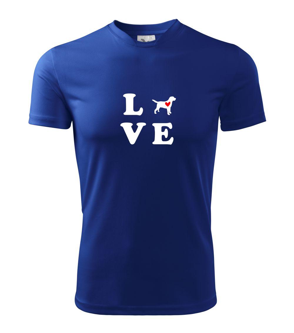 Labrador love - Dětské triko Fantasy sportovní (dresovina)