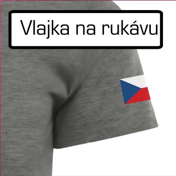 Česká vlajka na rukávu