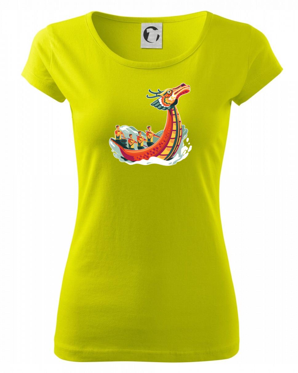 Dračí lodě při závodě