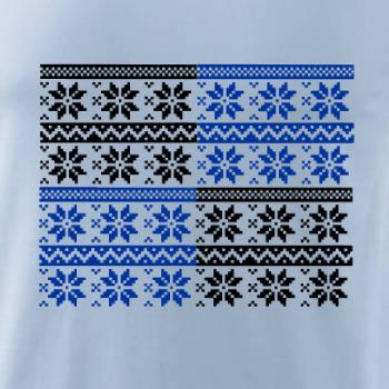 Vánoční vzor - šachovnice